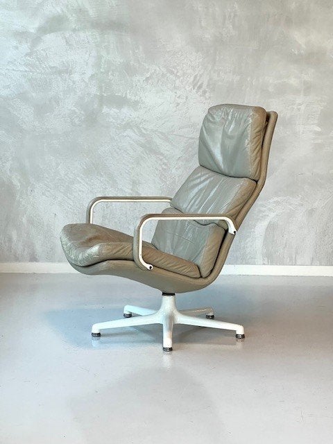 Artifort F154 fauteuil Geoffrey Harcourt vintage armstoel, Ophalen, Gebruikt, ., Vintage
