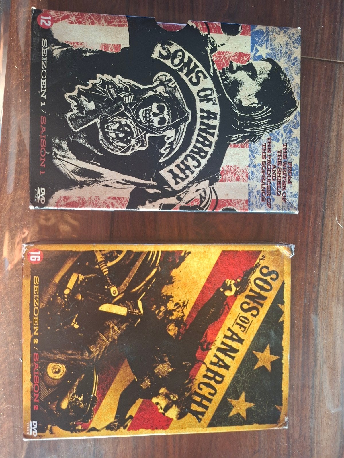 Sons of Anarchy Seizoen 1 & 2 DVD Boxset, Engels, Vanaf 16 jaar, Misdaad, Ophalen of Verzenden