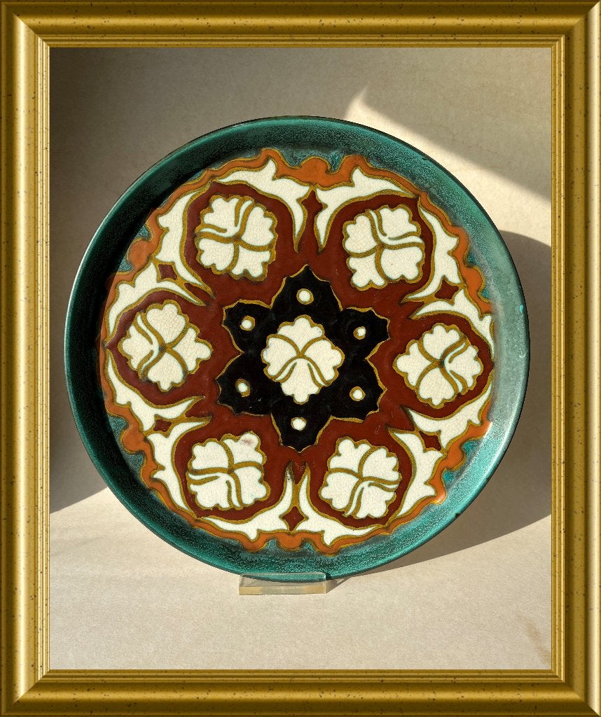Art deco platelen dienblad Gouda, decor Betty, PZH, Ophalen of Verzenden