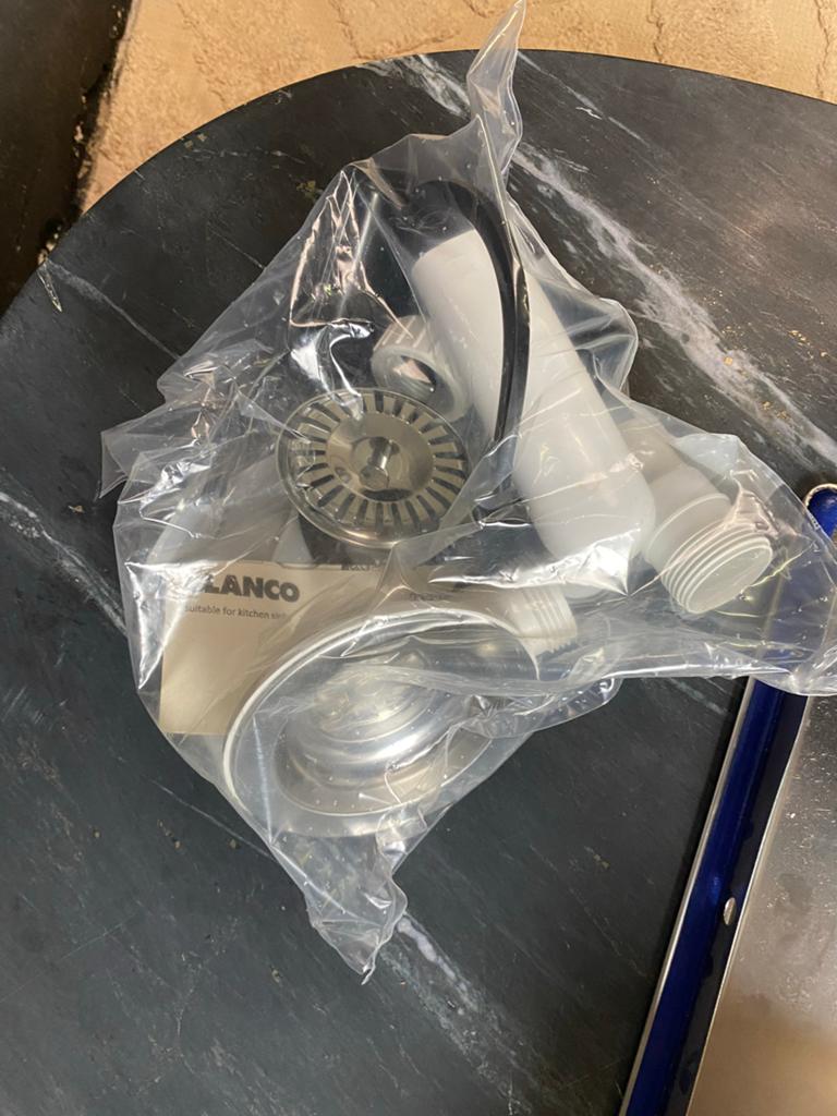 Blanco Spoelbak RVS 60x50 TIPO 45S MINI RV CNS NF 0B + SPLE, Ophalen, Overige typen, Metaal, Overige merken