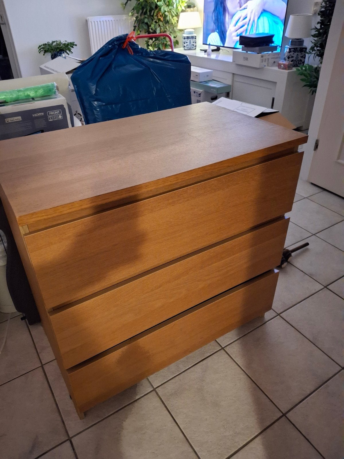 Ikea Malm ladenkast, Ophalen, 50 tot 100 cm, 3 of 4 laden, Minder dan 100 cm