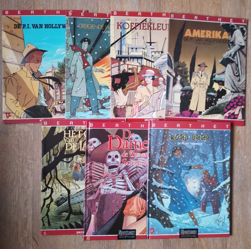 Berthet 7 delen, Boeken, Meerdere stripboeken, Ophalen of Verzenden, Zo goed als nieuw