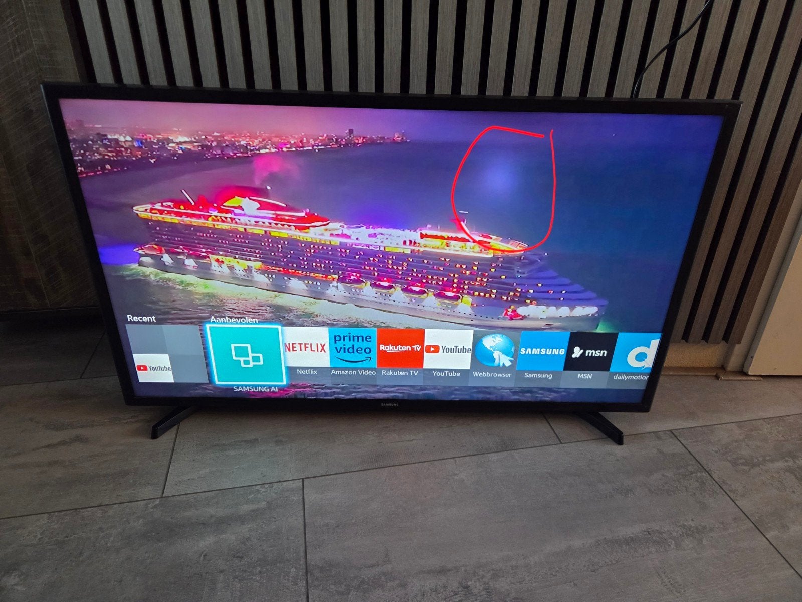 Samsung smart tv ue40j5200 LEES EVEN GOED, Ophalen, LED, 50 Hz, Zo goed als nieuw