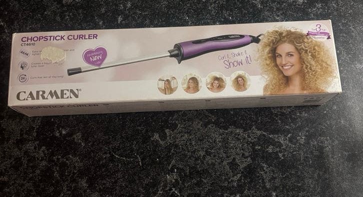 Carmen Chopstick Curler CT4610, Ophalen of Verzenden, Gebruikt, Krultang of Stijltang
