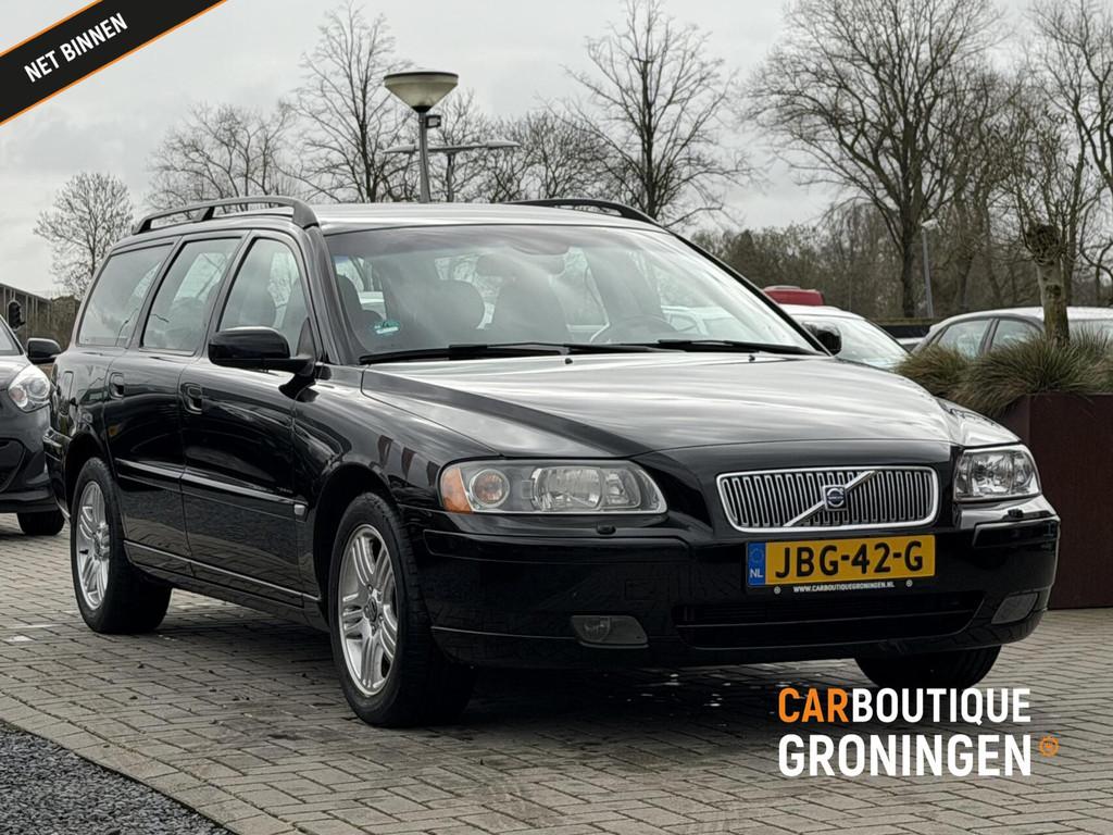 Volvo V70 2.4 Bi-Fuel Edition I | 1e EIGENAAR | YOUNGTIMER, Auto's, Volvo, Voorwielaandrijving, 1518 kg, Zwart, Stoelverwarming
