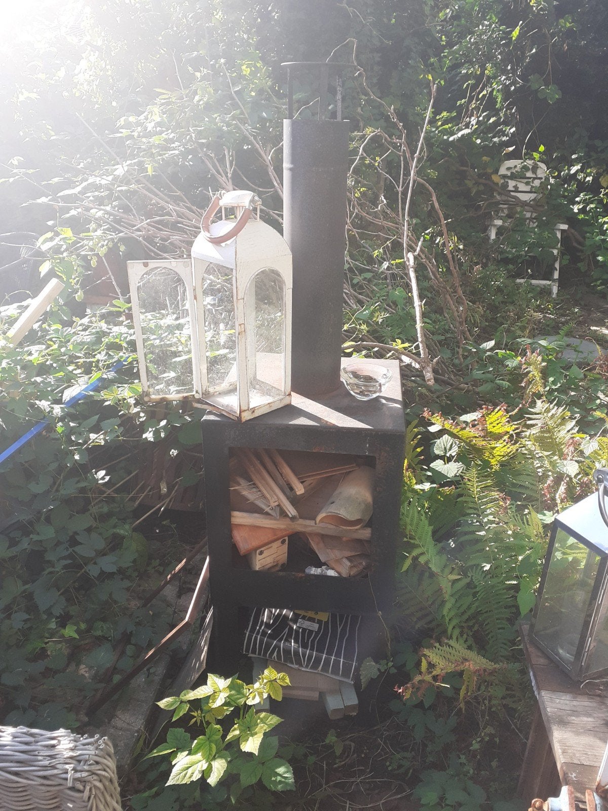 Buiten kachel, Tuin en Terras, Tuinhaarden, Ophalen, Zo goed als nieuw