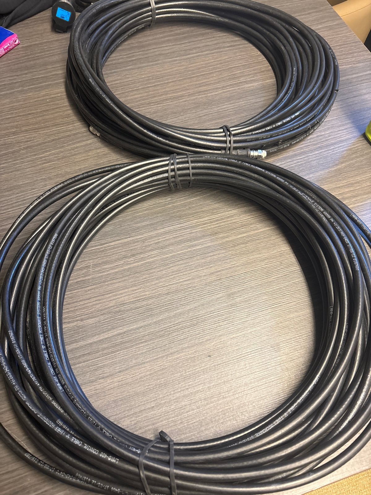 Coaxiale kabel - 2 rollen+- 25 meter per rol, Ophalen, Gebruikt, 10 meter of meer, Coaxiale kabel