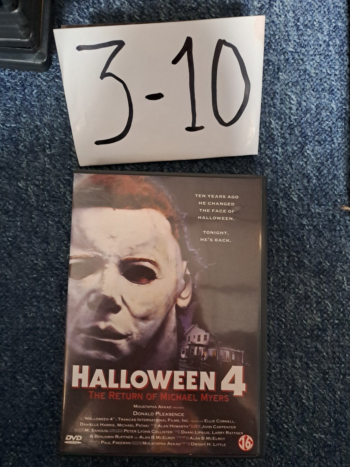 Halloween 4: The Return of Michael Myers DVD, Engels, Vanaf 16 jaar, Slasher, Ophalen of Verzenden