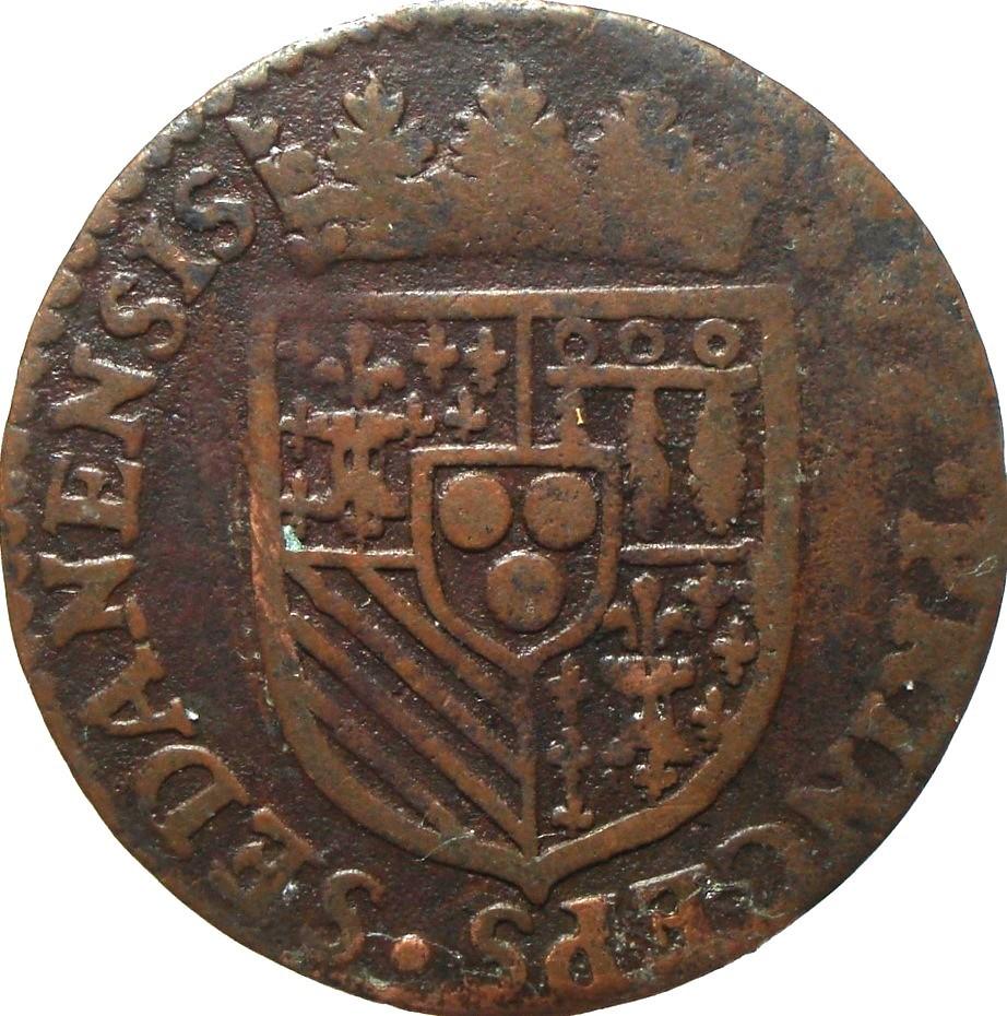 Frankrijk - Sedan 2 liard 1613 (schaars), Ophalen of Verzenden, Frankrijk, Losse munt