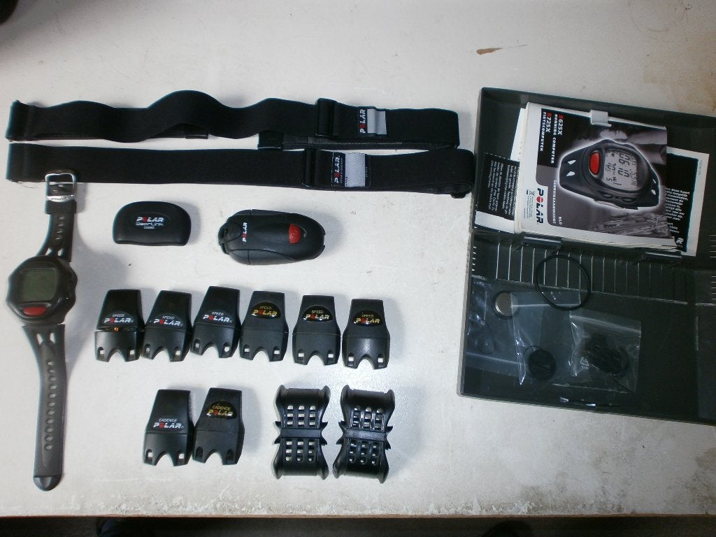 polar hartslagmeter s625x en toebehoren, Sport en Fitness, Ophalen of Verzenden, Gebruikt, Polar, Met loopsnelheid