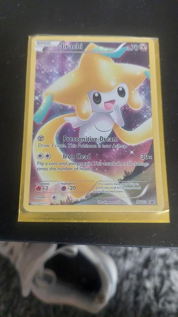 Jirachi Pokémon Kaart XY112 Promo - Zo goed als nieuw, Ophalen of Verzenden, Zo goed als nieuw, Losse kaart