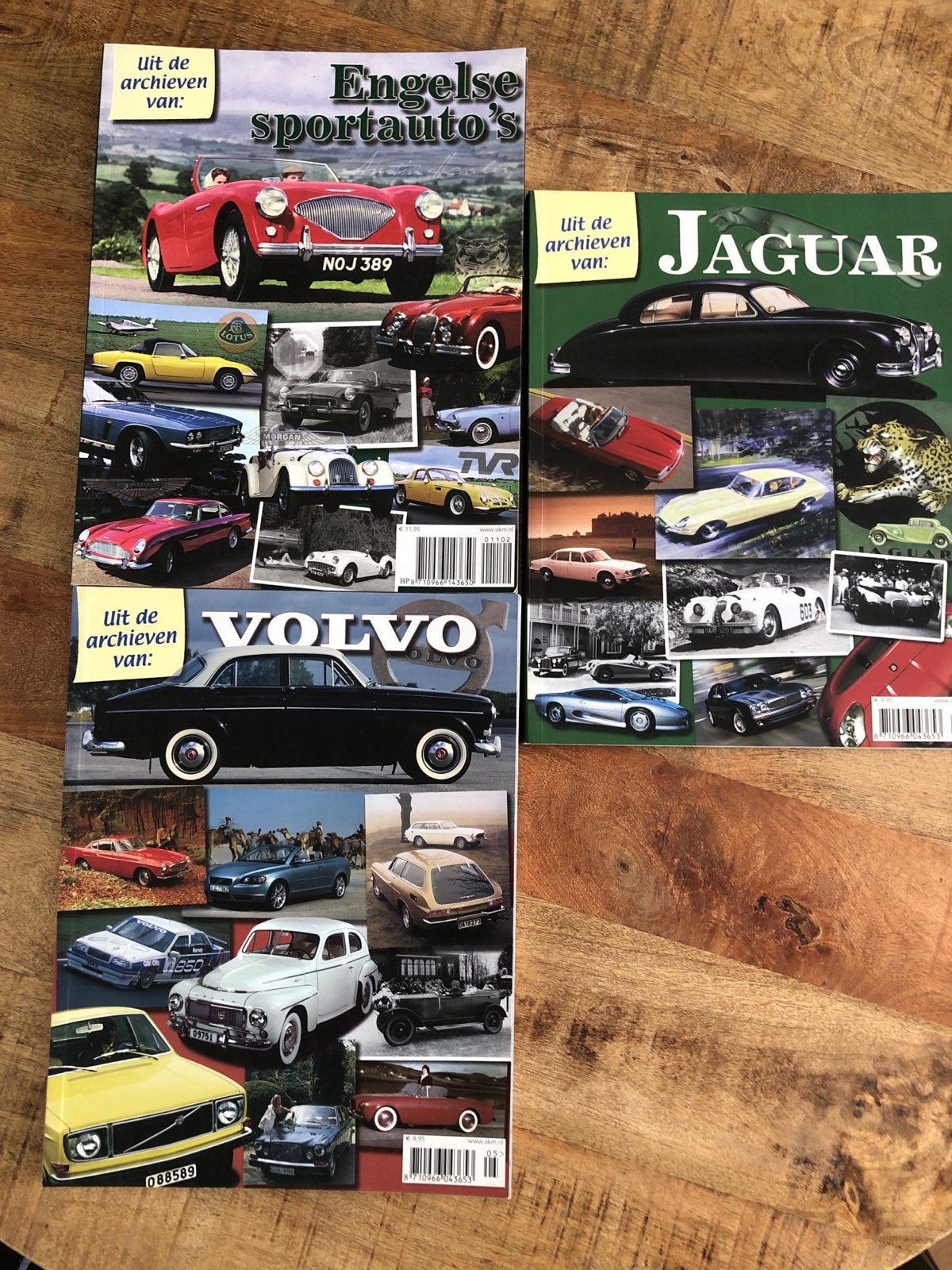 3x Uit de archieven van Engelse sportwagens, Jaguar en Volvo, Ophalen of Verzenden, Nieuw