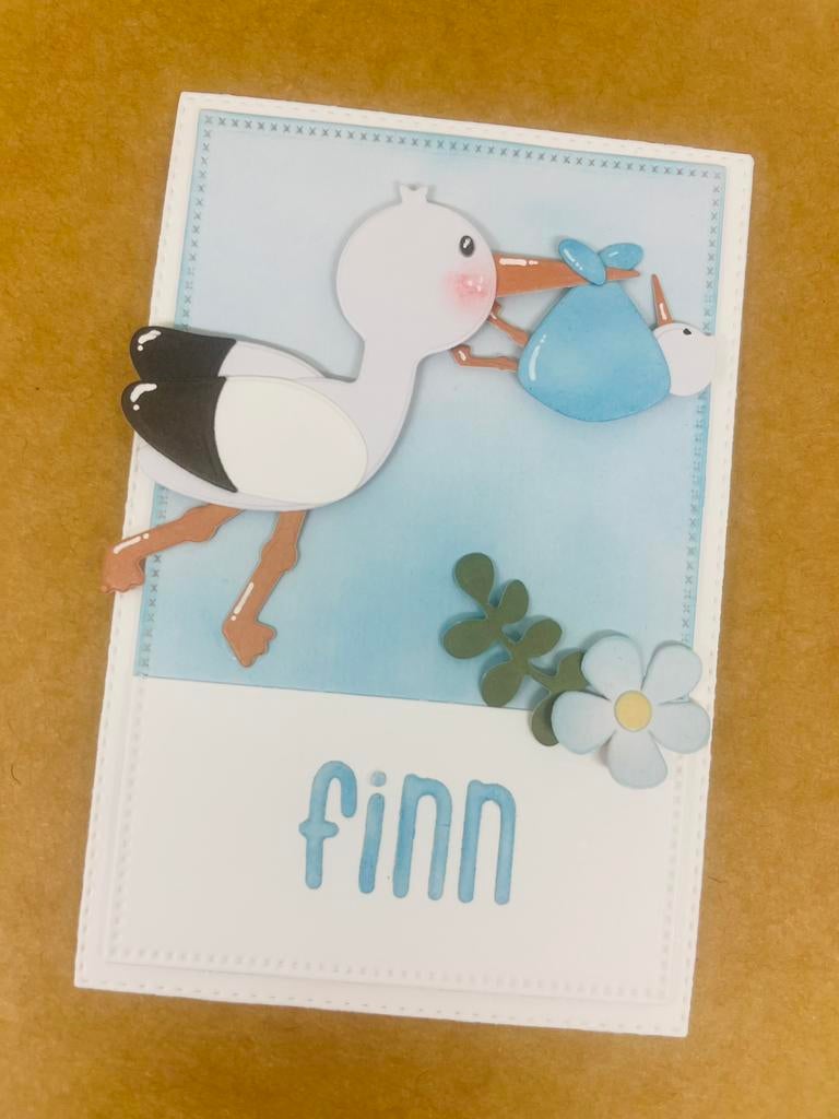 Uniek en handgemaakt kaartje geboorte, Kinderen en Baby's, Ophalen of Verzenden, Nieuw, Kraamcadeau