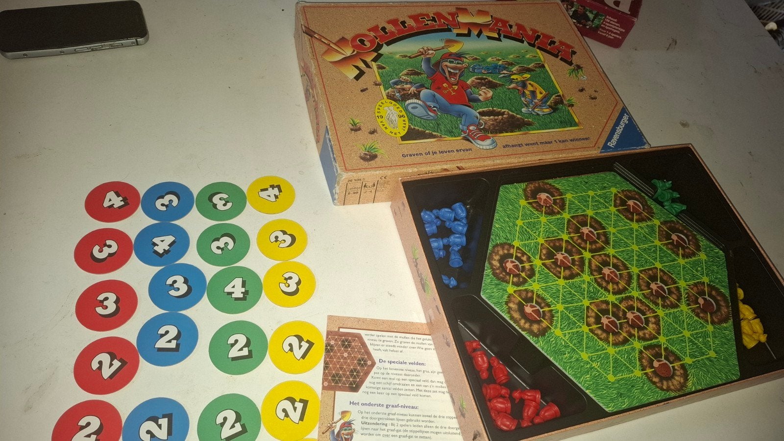 Mollenmania, Drie of vier spelers, Ophalen of Verzenden, Gebruikt, Ravensburger