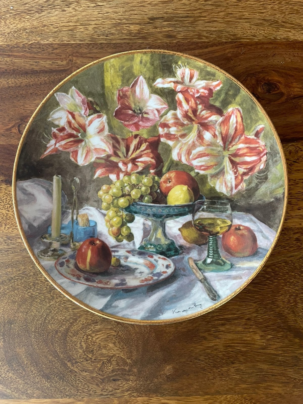 Decoratiebord-Kees van den Berg-porcelijn, Antiek en Kunst, Ophalen