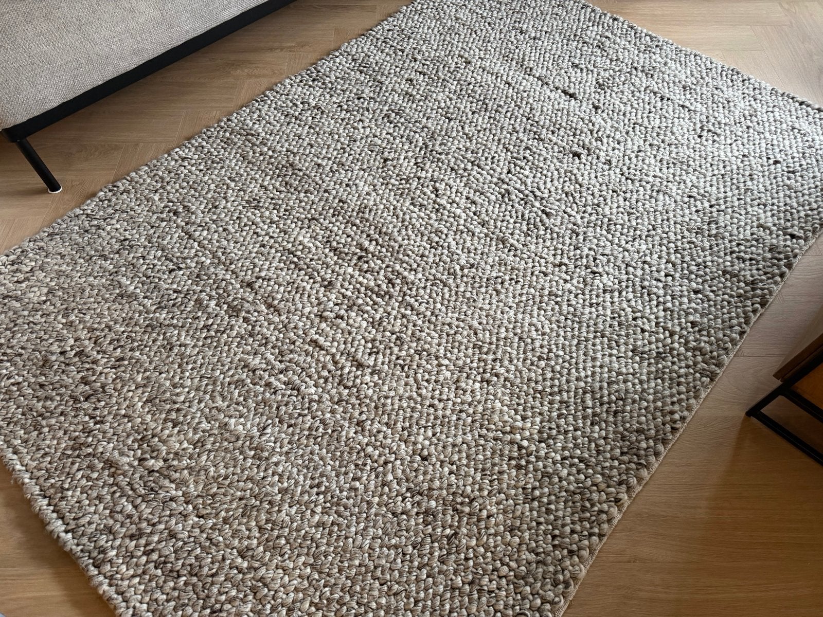 IKEA 100% Wollen Vloerkleed - 170x240 cm - Zo goed als nieuw, 150 tot 200 cm, 200 cm of meer, Ophalen of Verzenden, Zo goed als nieuw
