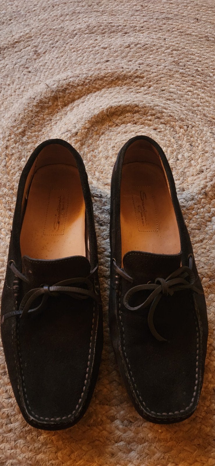 Santoni suède loafers - Bruin - Maat 43, Kleding | Heren, Loafers, Bruin, Ophalen of Verzenden, Santoni