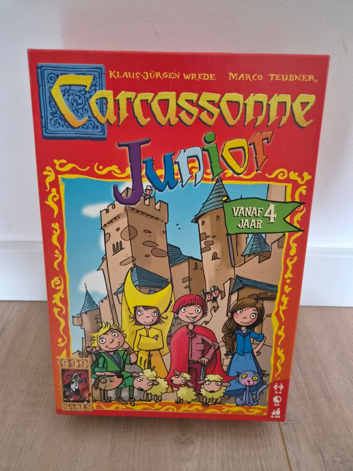 Carcassonne Junior bordspel, Een of twee spelers, Ophalen, Zo goed als nieuw, 999 Games