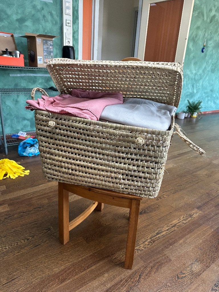 basket, Ophalen, Gebruikt, Rechthoekig, Hout