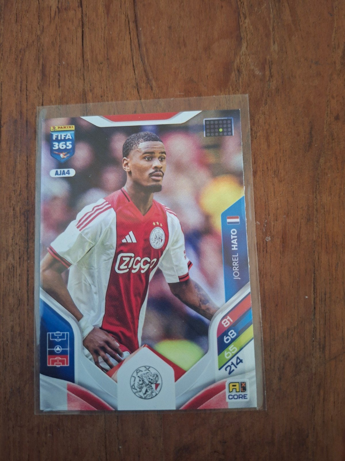 Panini FIFA 365 Jorrel Hato Spelerskaart Ajax, Ophalen of Verzenden, Zo goed als nieuw, Ajax, Spelerskaart