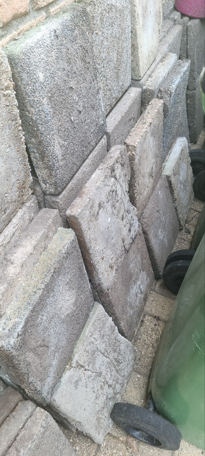 oude tegels, Ophalen of Verzenden, Gebruikt, Beton, Terrastegels