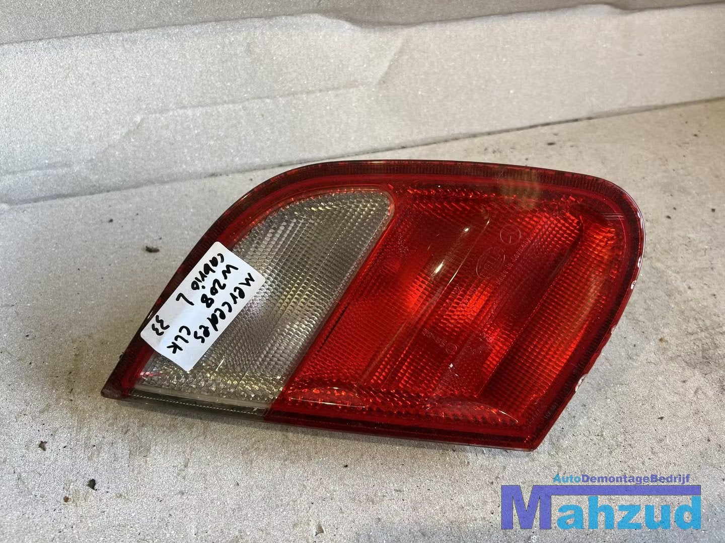 MERCEDES CLK W208 Links binnen achterlicht 1997-2003, Gebruikt, Mercedes-Benz AG, Mercedes-Benz, Ophalen of Verzenden