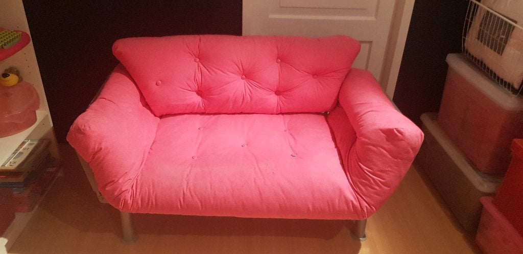 Slaapbank (kinder), Ophalen, Eenpersoons, 140 cm, Zo goed als nieuw