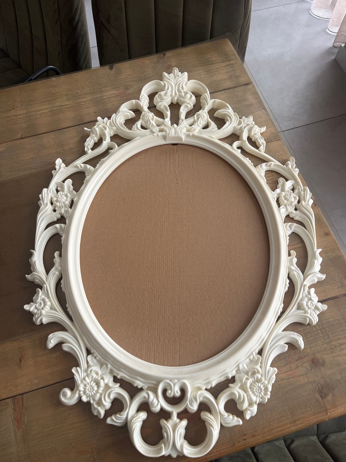 IKEA UNG DRILL Brocante Fotolijst - Crème Kunststof, Kunststof, Gebruikt, Beige, Ophalen of Verzenden