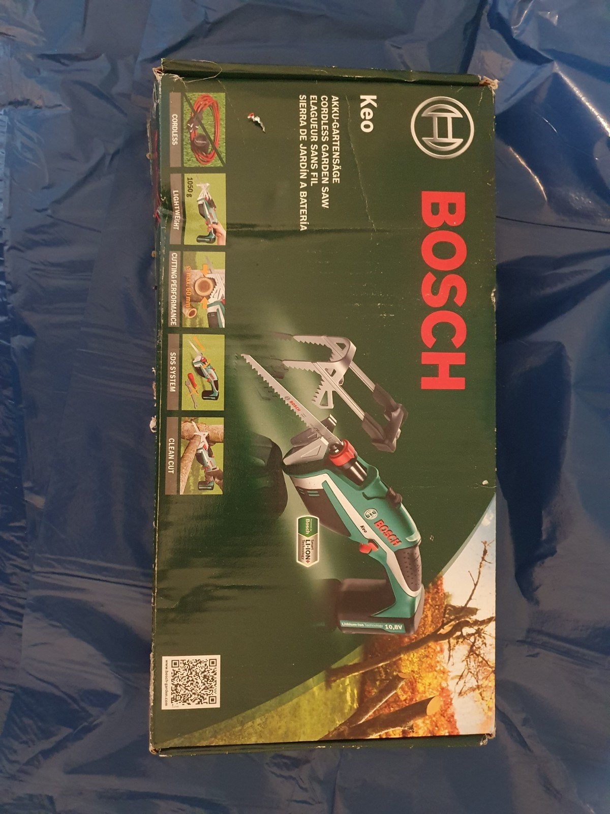 Bosch Keo Accu-tuinzaag - Snoeizaag - Nieuw in doos, Ophalen, Nieuw, Reciprozaag, Bosch