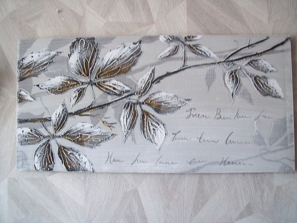 prachtig modern schilderij kleur Macro/sepia op linnen, Ophalen, Nieuw, Schilderij