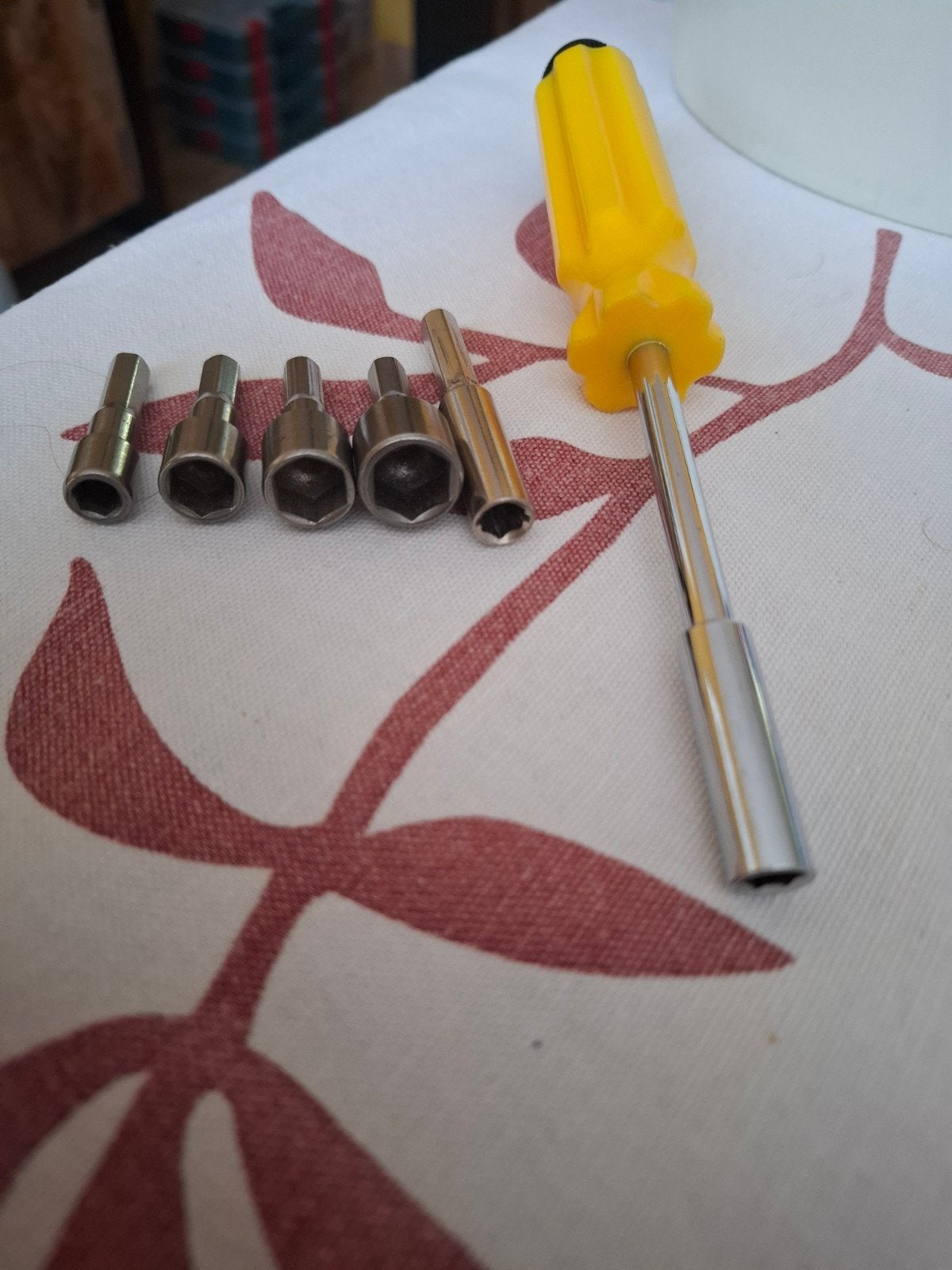 Schroevendraaier met verwisselbare doppen, Doe-het-zelf en Verbouw, Gereedschap | Handgereedschap, Ophalen of Verzenden, Gebruikt