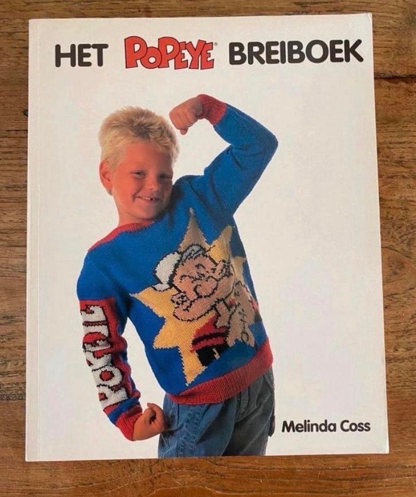 Het Popeye Breiboek - Melinda Coss - Vintage Breipatronen, Ophalen of Verzenden, Zo goed als nieuw, Breien en Haken
