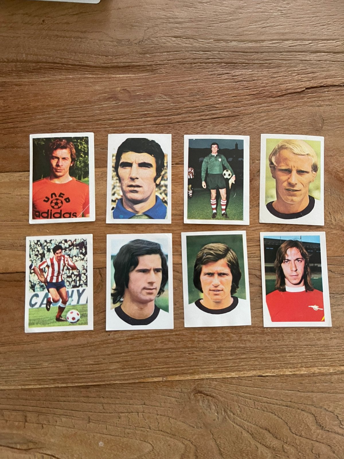 1974 vanderhout Muller - Zoff - Heynckes - Vogts, Ophalen of Verzenden, Zo goed als nieuw, Plaatje
