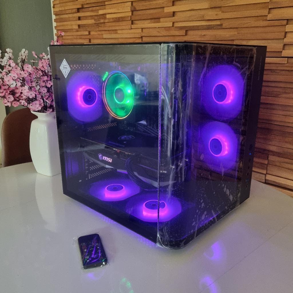 Showcase PC AMD Ryzen Radeon, Computers en Software, Desktop Pc's, Ophalen, Zelfbouw game PC, Zo goed als nieuw, AMD Ryzen 7
