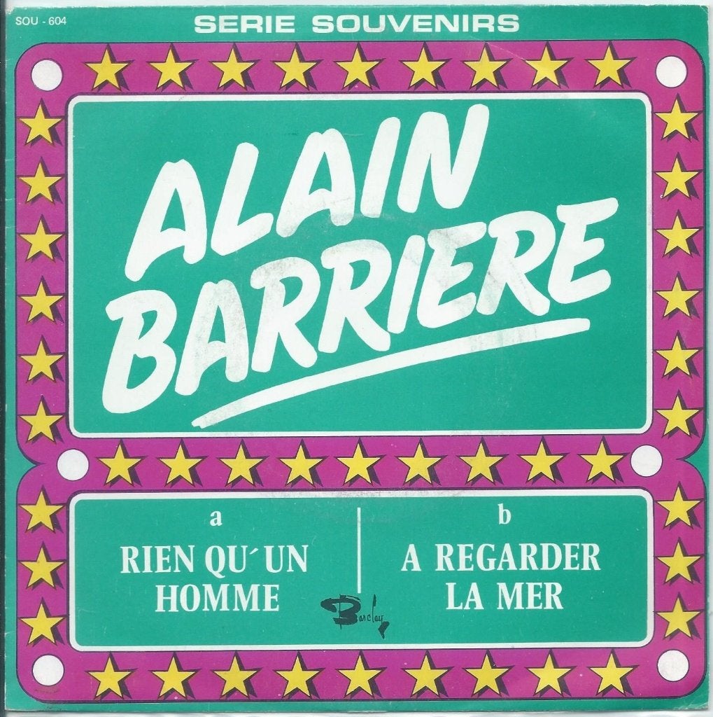 Vinyl Single Alain Barriere, Ophalen of Verzenden, Gebruikt, Pop
