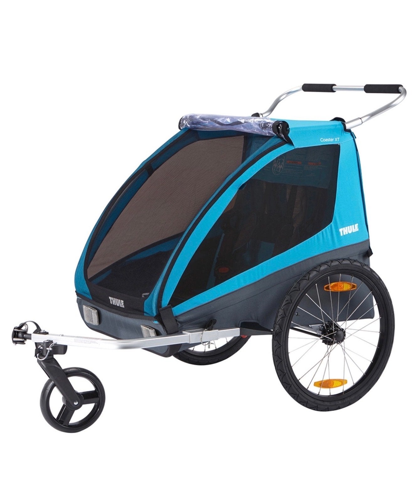 Thule Coaster XT fietskar - Gebruikt, kan nog een ronde mee, Fietsen en Brommers, Fietsaccessoires | Aanhangers en Karren, Gebruikt