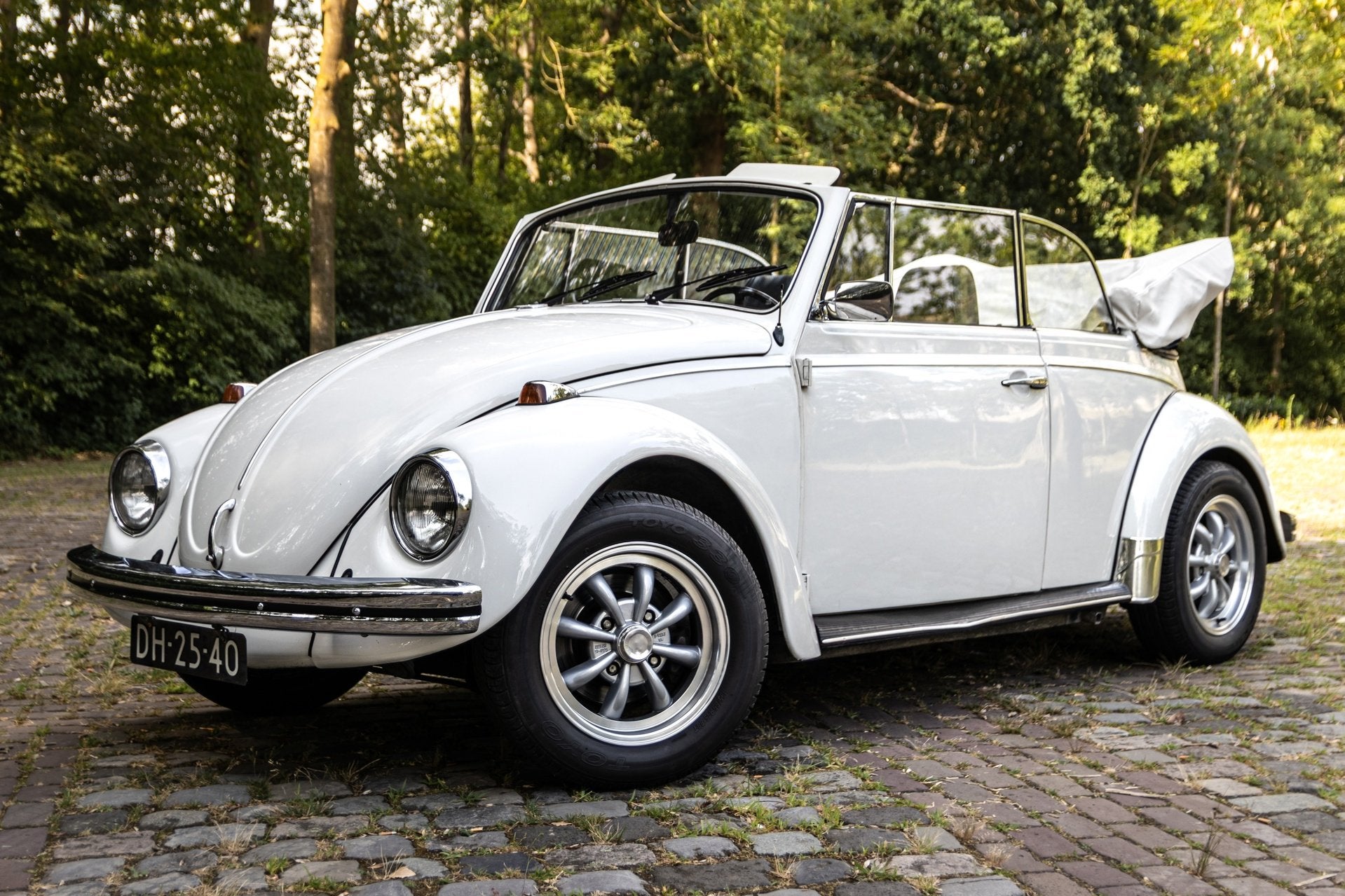 Volkswagen Kever Cabriolet 1500, Auto's, Volkswagen, Gebruikt, 4 cilinders, Wit, Bedrijf