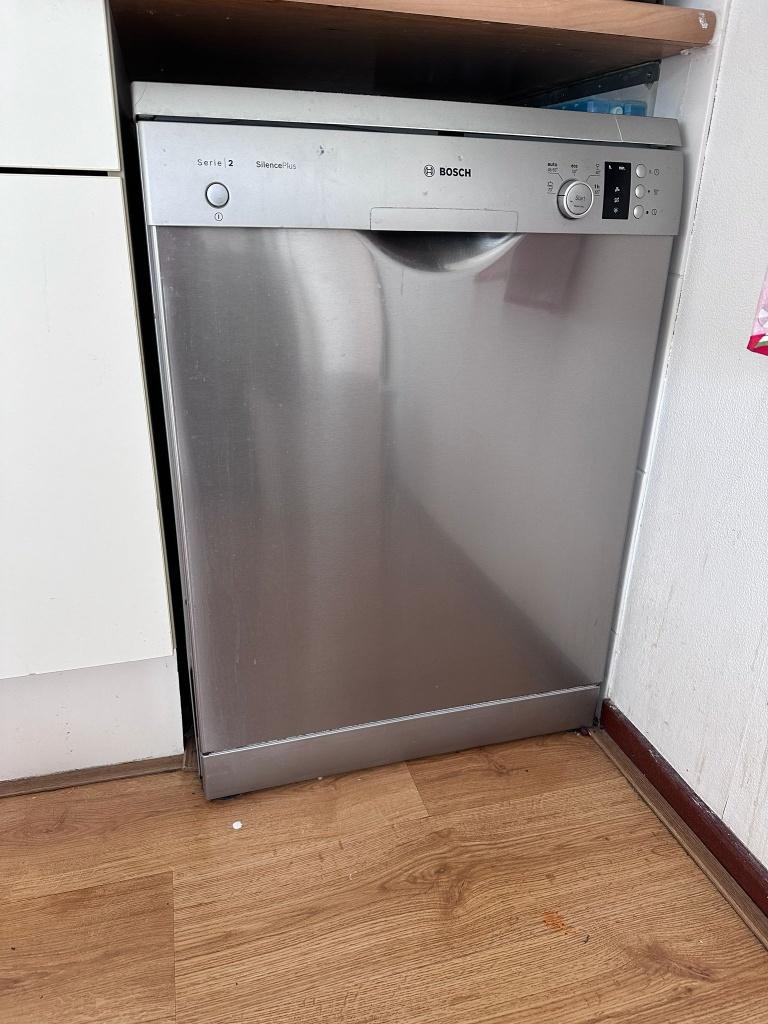 Bosch Serie 2 Silent Plus Vaatwasser – Stil & Zuinig, Ophalen, Minder dan 85 cm, 60 cm of meer, Zo goed als nieuw