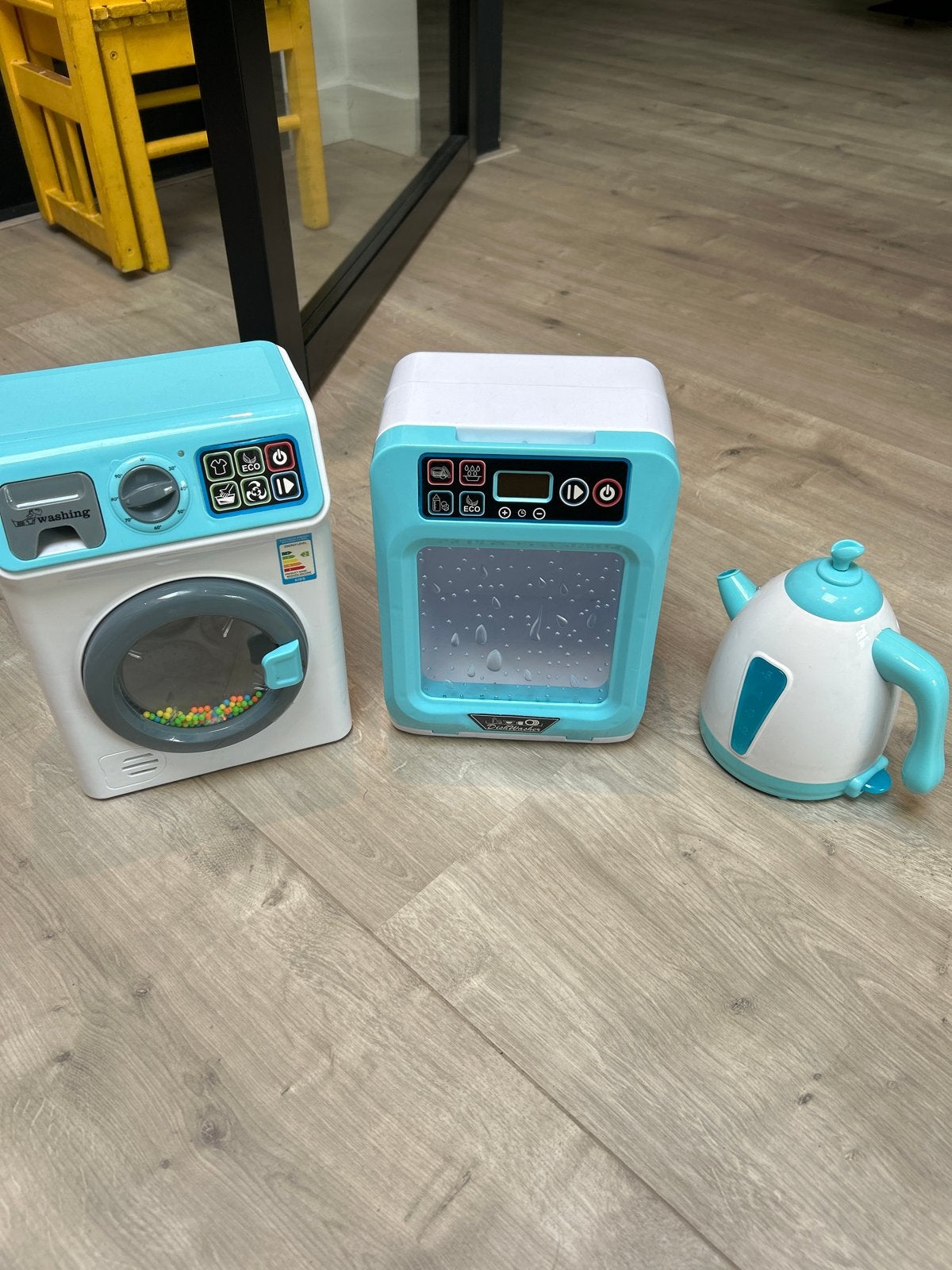 Wasmachine, vaatwasser en theepot met geluiden, Ophalen of Verzenden, Gebruikt, Overige typen, Met geluid