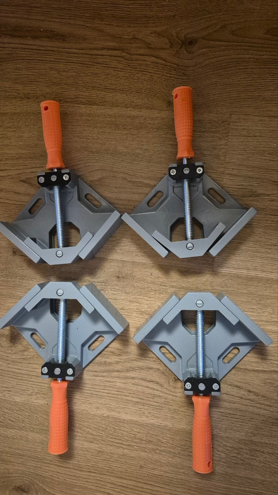 Nieuwe Hoekklemmen Set (4 stuks) voor Houtbewerking, Doe-het-zelf en Verbouw, Gereedschap | Handgereedschap, Ophalen, Nieuw, Klem