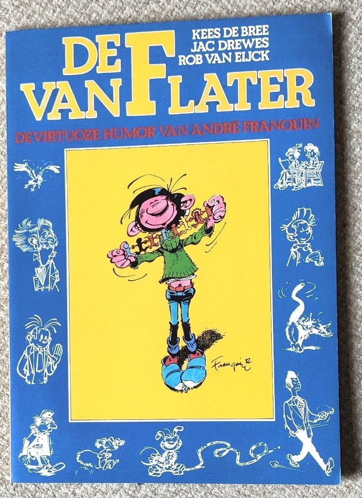 De F van Flater  Humor van Franquin 1982 Guust, Eén stripboek, Ophalen of Verzenden, Zo goed als nieuw