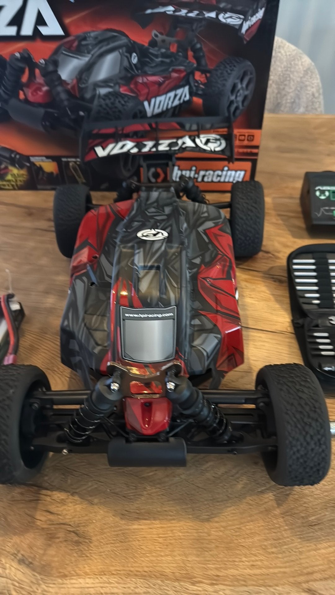 HPI Vorza set 3 keer gebruikt, als nieuw, Ophalen of Verzenden, Zo goed als nieuw, Overige schalen, Auto offroad
