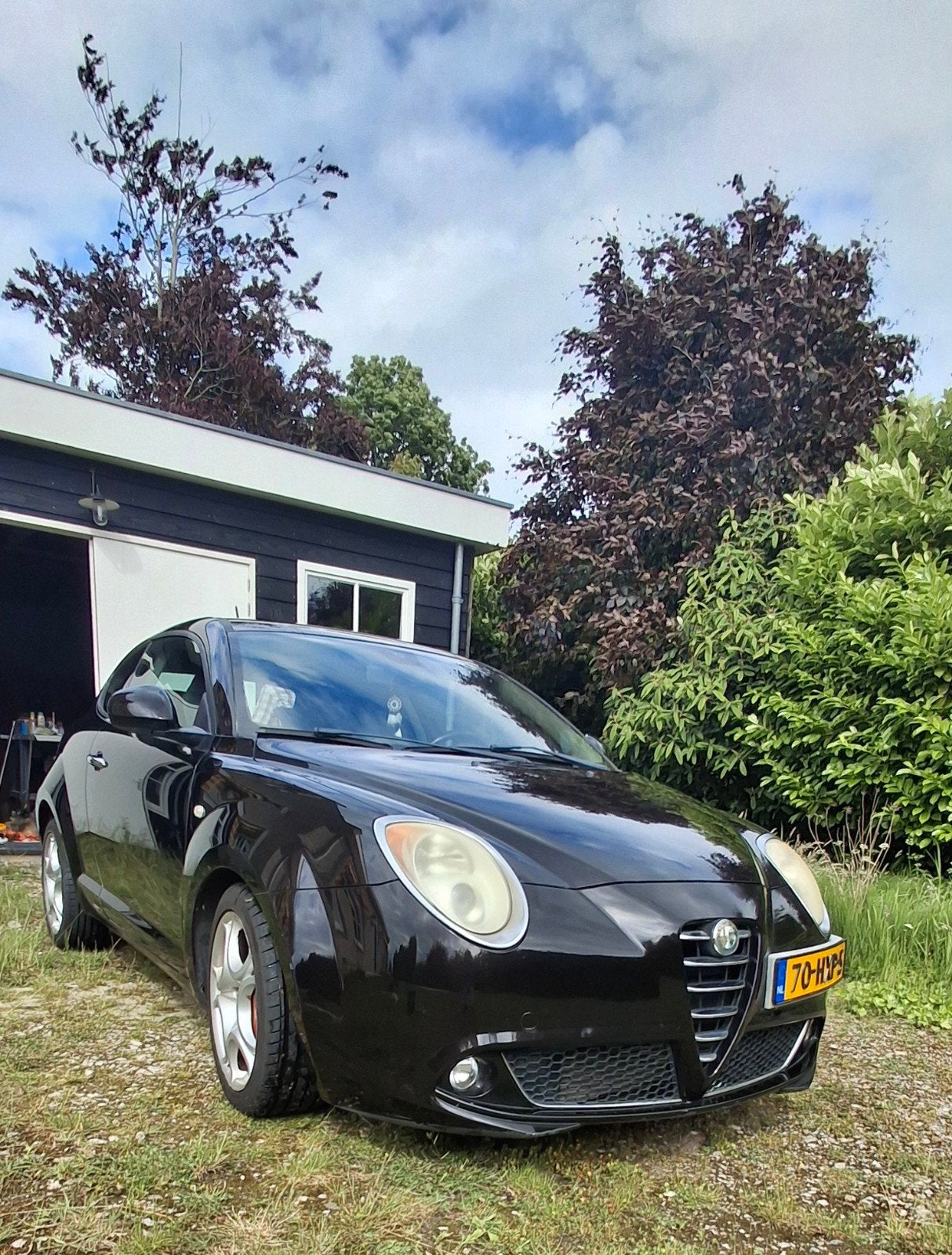 Alfa Romeo MiTo 1.4 Turbo 114KW 2009 Zwart, Auto's, Voorwielaandrijving, 15 km/l, 4 cilinders, 400 kg