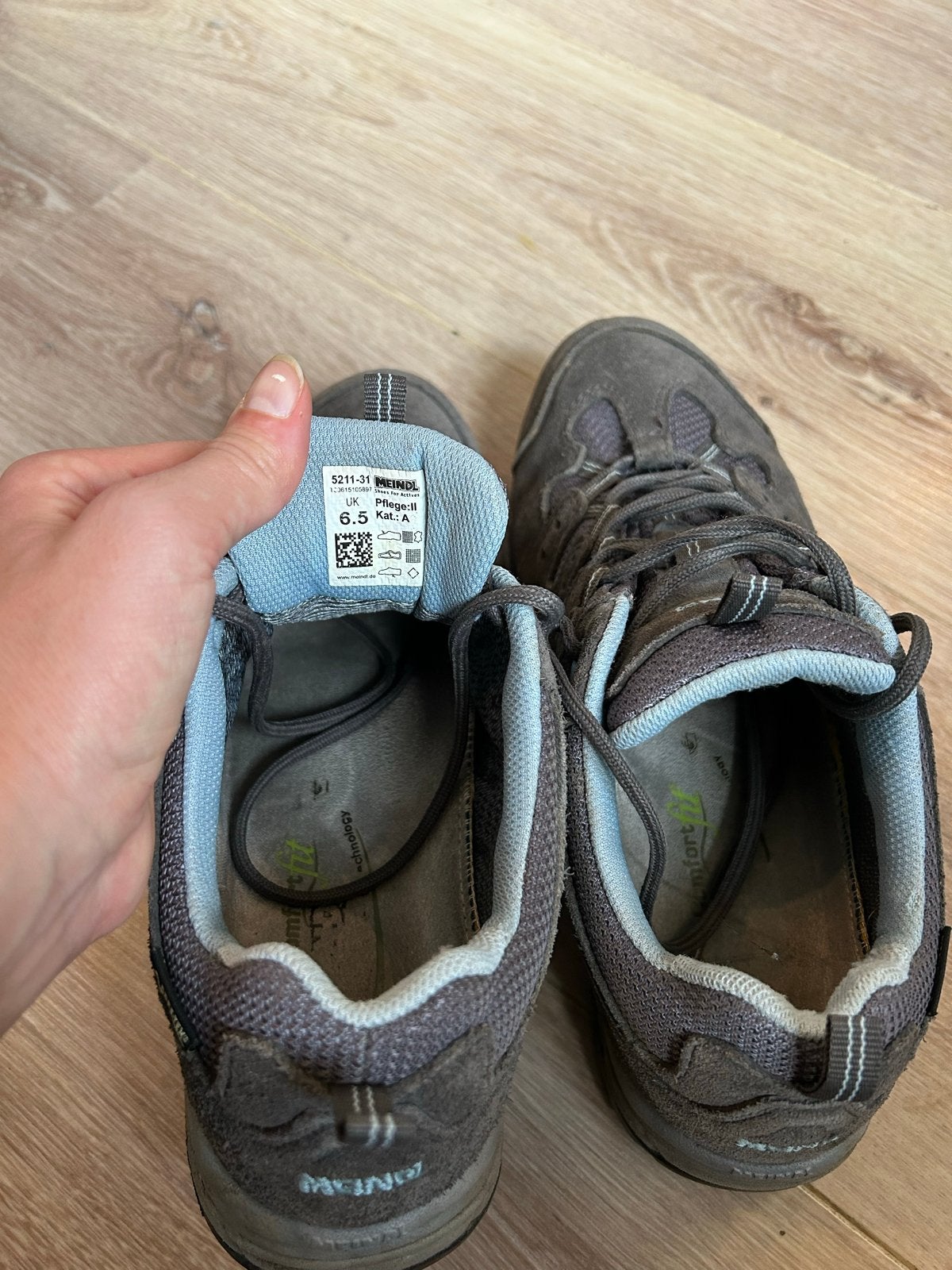 Meindl wandelschoenen maat 6.5 (ongeveer 40), Ophalen of Verzenden, Gebruikt, Schoenen