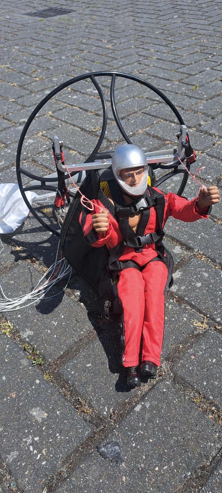 Hacker xxl  r.c paramotor, Sport en Fitness, Zweefvliegen en Paragliding, Ophalen, Zo goed als nieuw, Paramotor, Gemotoriseerd