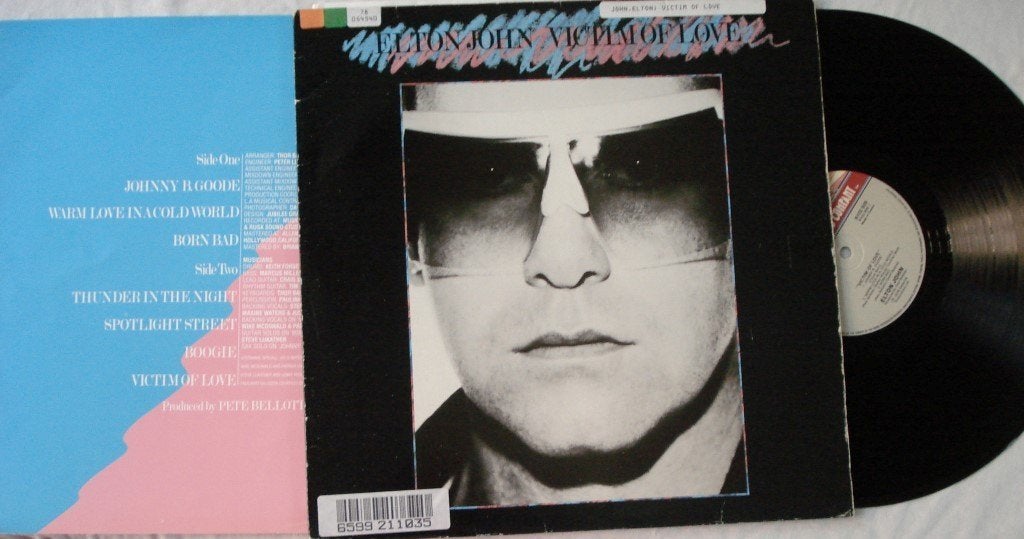 Elton John - Victims of love, LP, Gebruikt, Ophalen of Verzenden, 12 inch