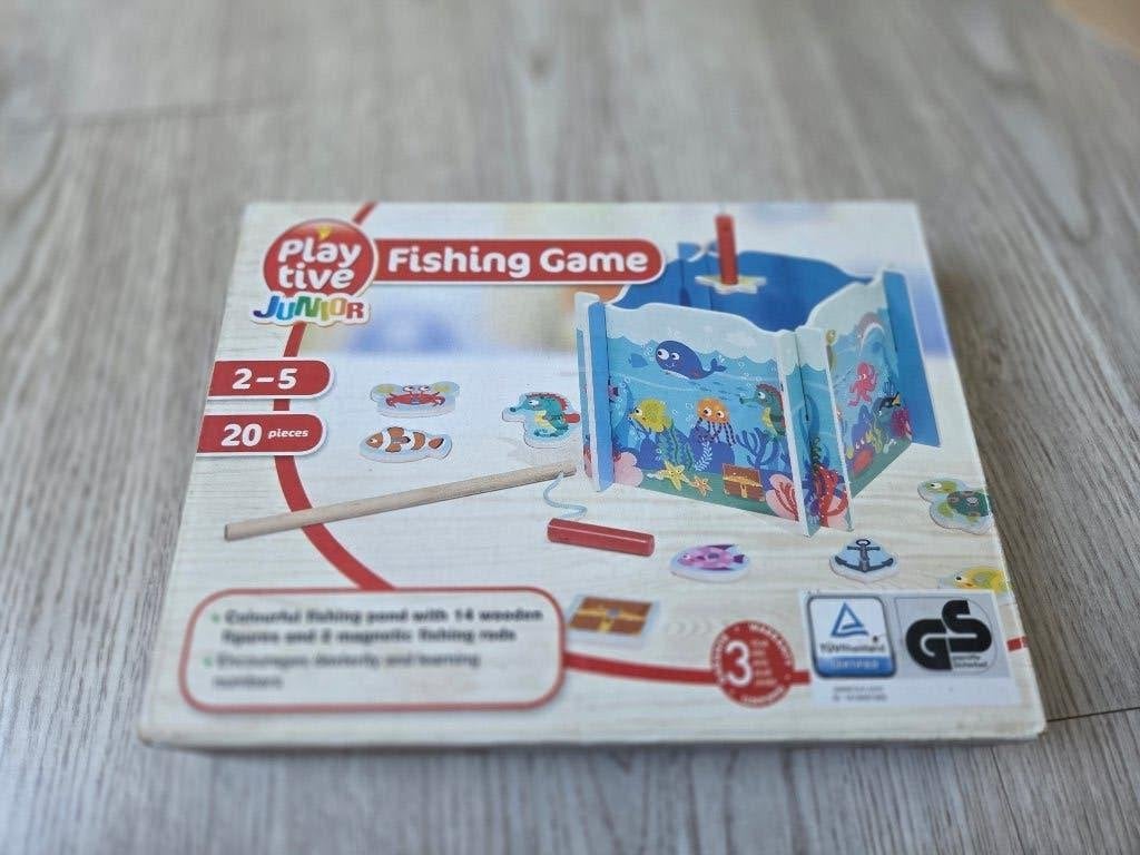Vissen spel, Kinderen en Baby's, Speelgoed | Houten speelgoed, Ophalen of Verzenden, Zo goed als nieuw