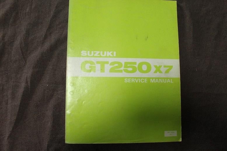 Suzuki GT250 X7 1978 motorcycle service manual  GT250 manual, Ophalen of Verzenden, Suzuki