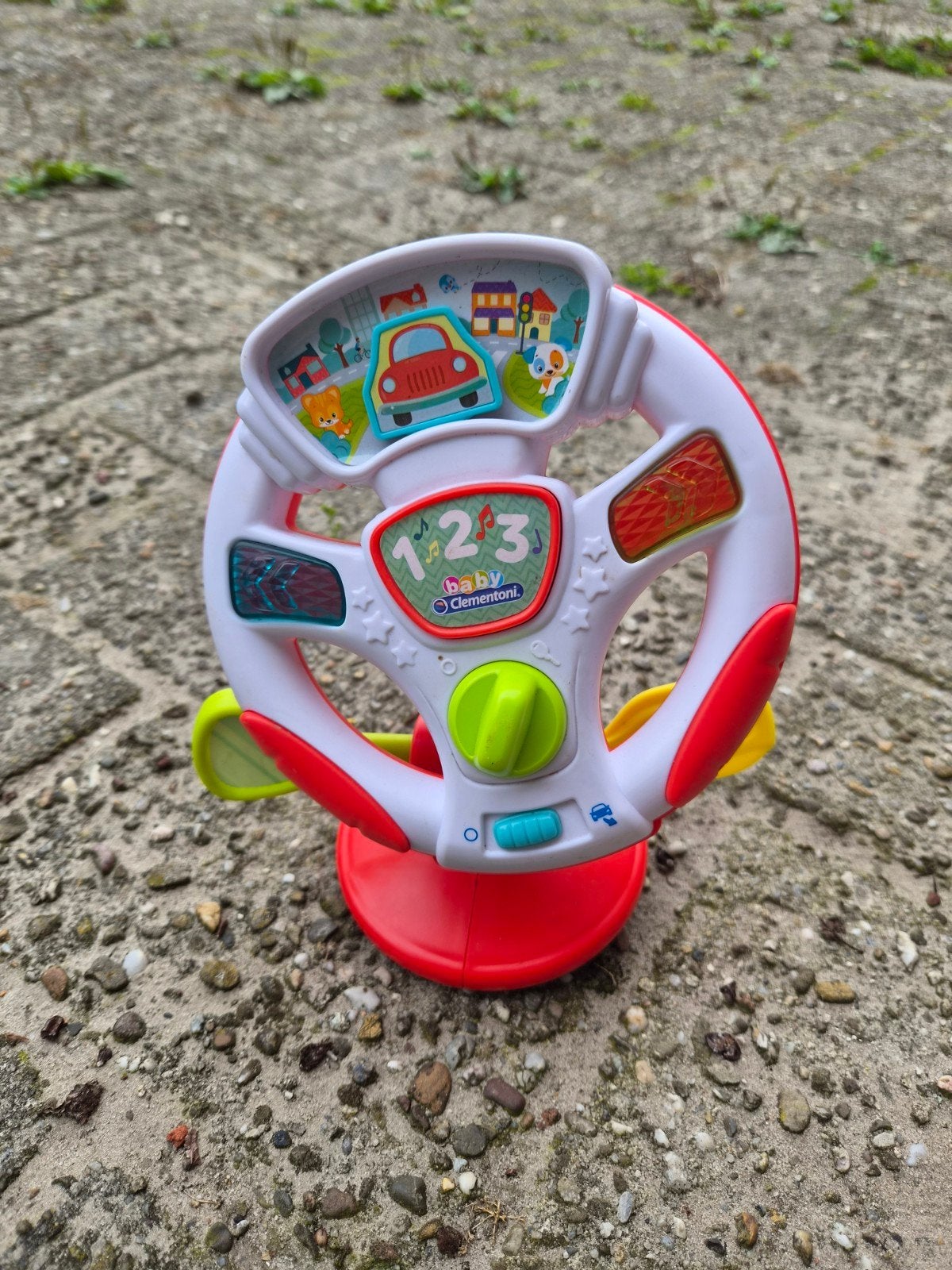 Clementoni Baby Stuur - Interactief Speelgoed, Ophalen of Verzenden, Zo goed als nieuw, Overige typen