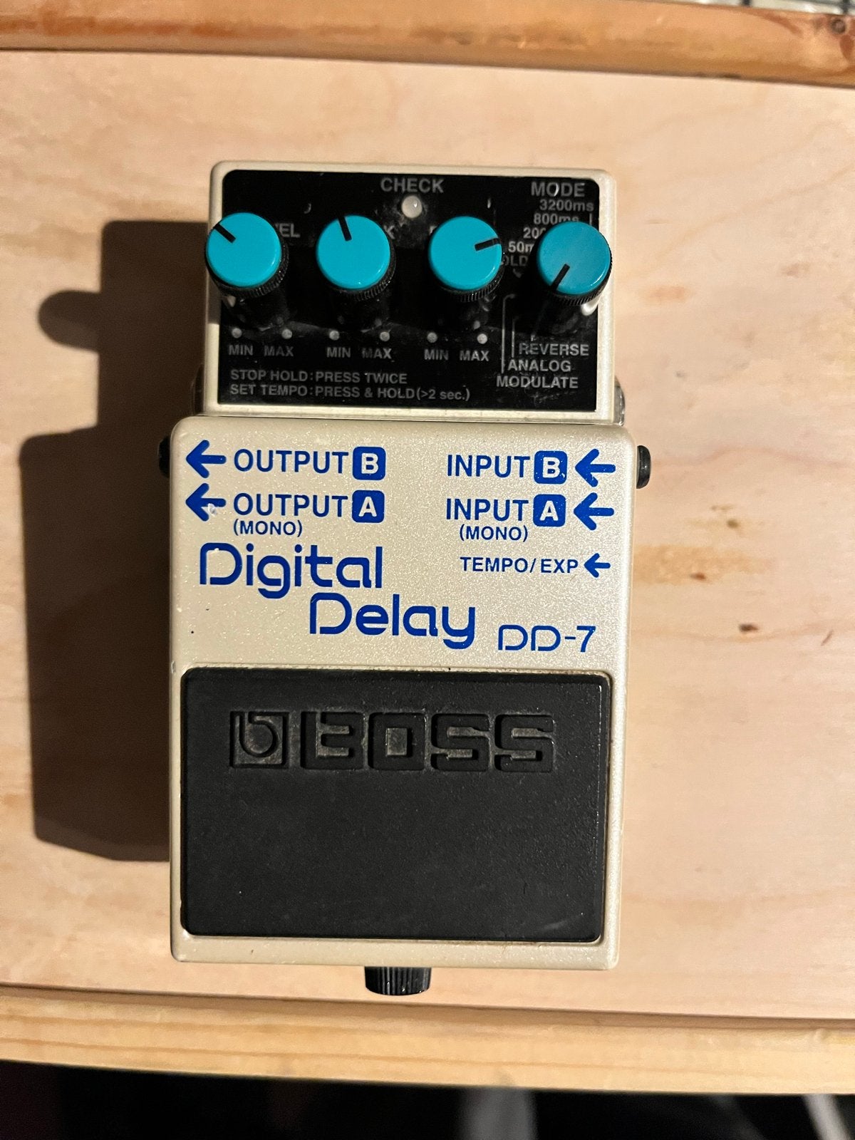 BOSS Digital Delay DD-7 Gitaarpedaal, Muziek en Instrumenten, Effecten, Ophalen, Gebruikt, Delay of Echo